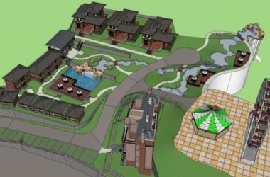 SketchUp Landscape Design: Mountain Villa with Modern Chinese Style-BIM WORLD