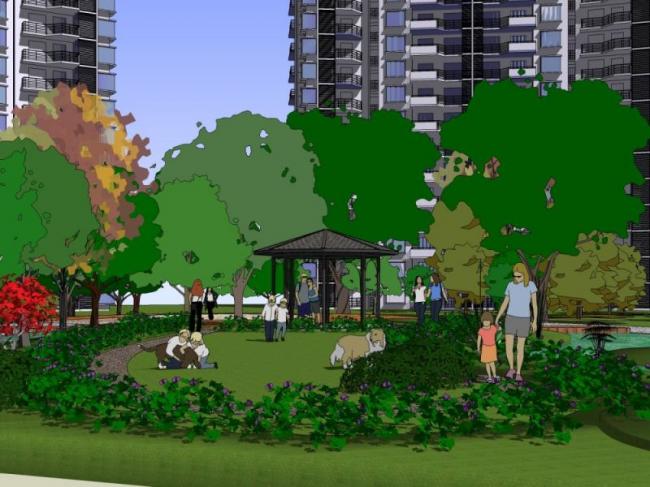 SketchUp Landscape Models: Community, Residential, and Modern Designs