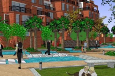SketchUp Landscape Design for a European-Style Villa Courtyard: Classic Residential Outdoor Spaces-BIM WORLD