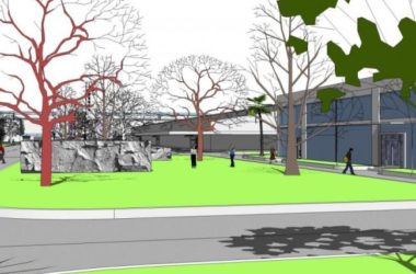 Modern Office Landscape Design in SketchUp-BIM WORLD