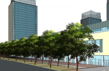 Modern Commercial Landscape Design in SketchUp-BIM WORLD