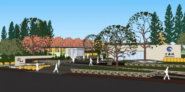 SketchUp Landscape Models: Community, Residential, and Modern Designs