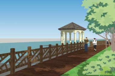 Modern Park Landscape Design in SketchUp-BIM WORLD
