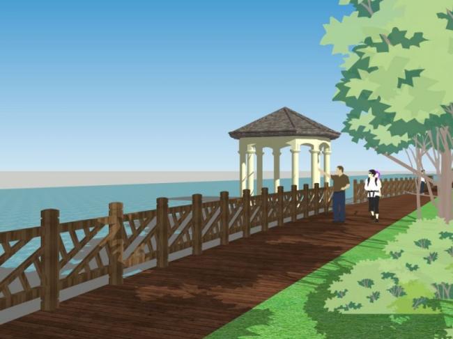 Modern Park Landscape Design in SketchUp