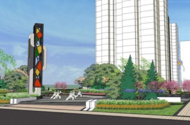 Modern Park Landscape Design | SketchUp 3D Model-BIM WORLD