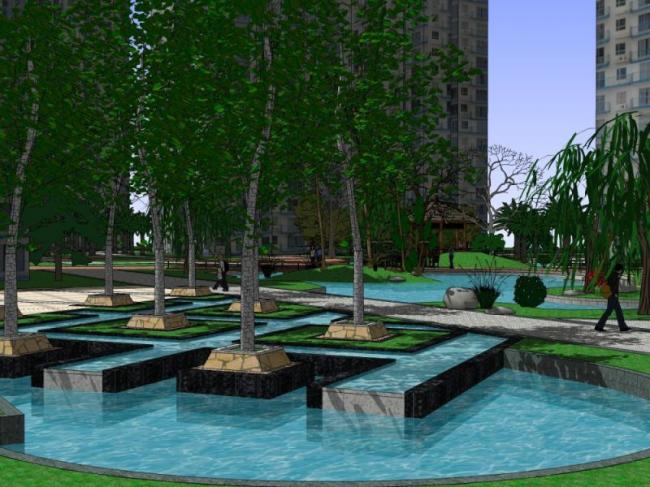 SketchUp Landscape Models: Community, Residential, and Modern Designs