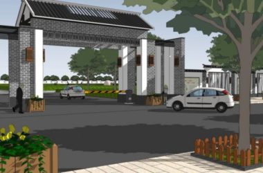 SketchUp Landscape Design: Chinese-Style Office Outdoor Model-BIM WORLD
