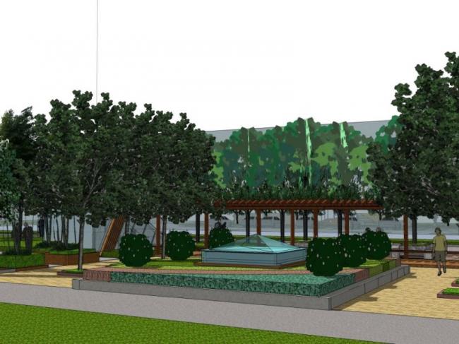 Modern Interior Landscape Design with SketchUp Modeling