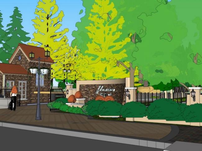 SketchUp Landscape Models: Community, Residential, and Modern Designs
