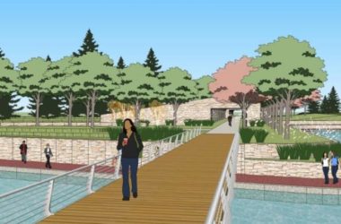 Modern Waterfront Landscape Design in SketchUp-BIM WORLD