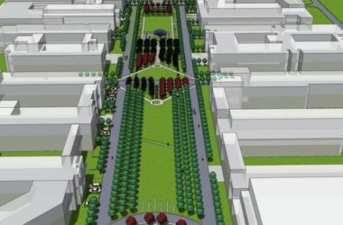 SketchUp Landscape Design: Modern Commercial Square and Corridor Concepts-BIM WORLD