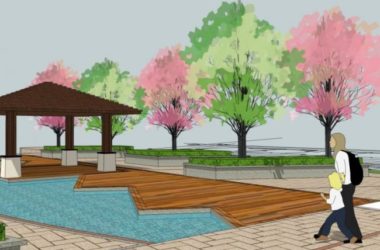 Modern Square Landscape and Parking Lot Design in SketchUp-BIM WORLD