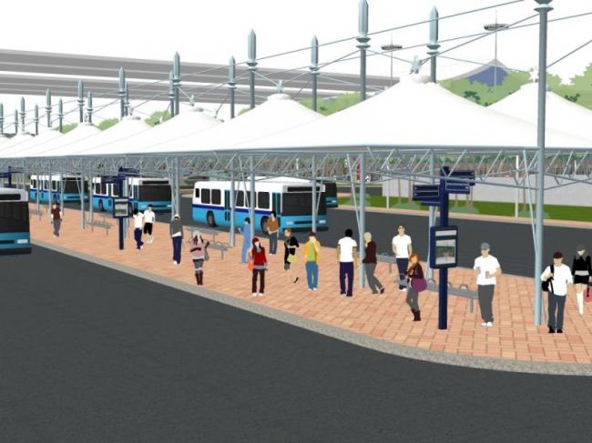 SketchUp Landscape Models: Square Plazas, Parking Areas, Transit Stations, and Modern Designs