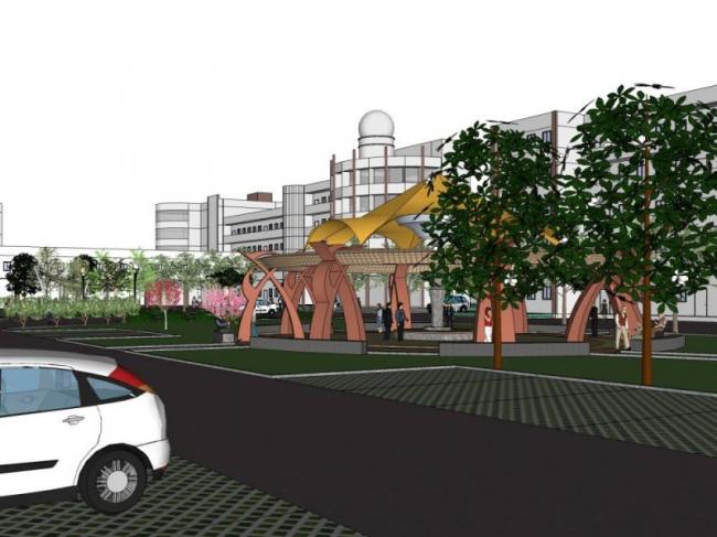 Modern Campus and School Landscape Models in SketchUp