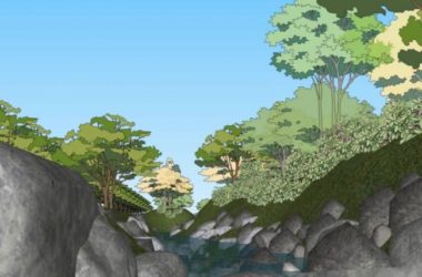 Modern Waterfront Landscape Design in SketchUp-BIM WORLD