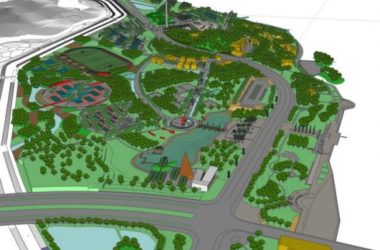 Modern Park Landscape Design in SketchUp-BIM WORLD
