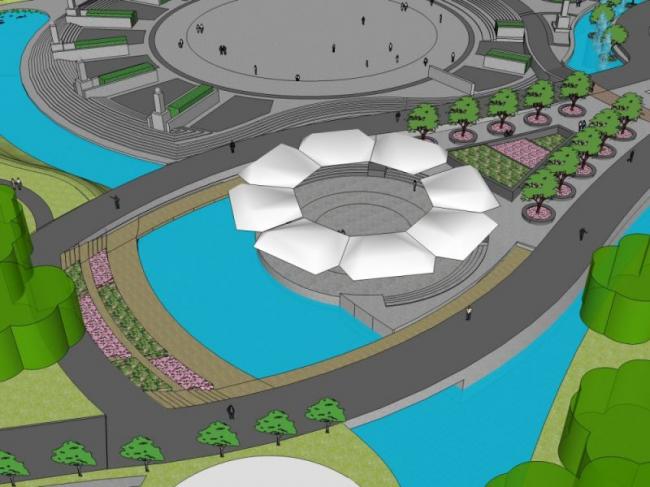 SketchUp Landscape Designs: Parks, Squares, and Modern Styles