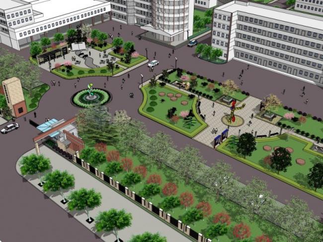 Modern Campus and School Landscape Designs in SketchUp