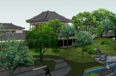 Chinese-Style Garden Landscape Model in SketchUp-BIM WORLD