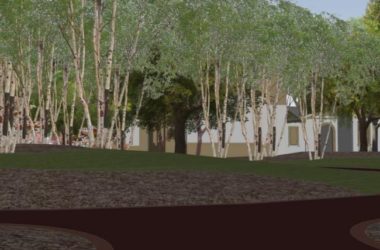 Modern Courtyard Landscape Design in SketchUp-BIM WORLD
