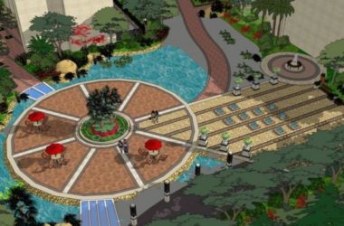 SketchUp Landscape Design | European Classical Courtyard Style-BIM WORLD