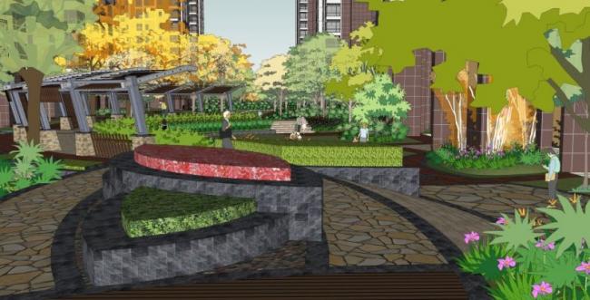 SketchUp Landscape Models: Community, Residential, and Modern Designs