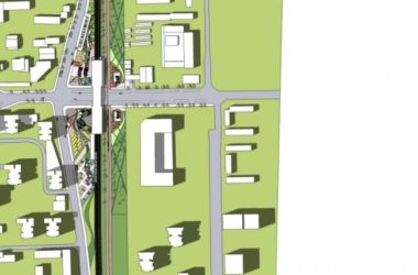Modern Railway Station Square Landscape Design in SketchUp-BIM WORLD