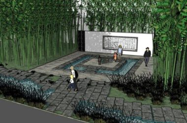 SketchUp Landscape Model: Small Garden Design in Modern Chinese Style-BIM WORLD