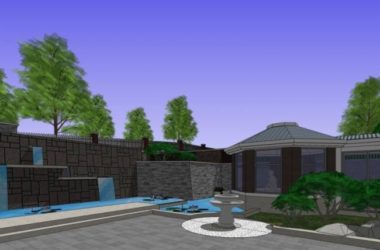 SketchUp Landscape Models: Villa, Courtyard, and Traditional Chinese Designs-BIM WORLD