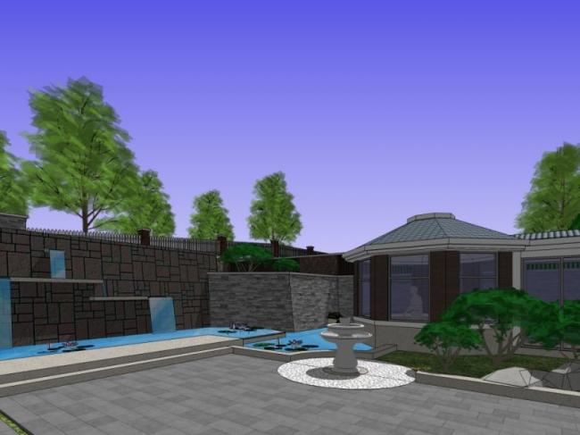 SketchUp Landscape Models: Villa, Courtyard, and Traditional Chinese Designs