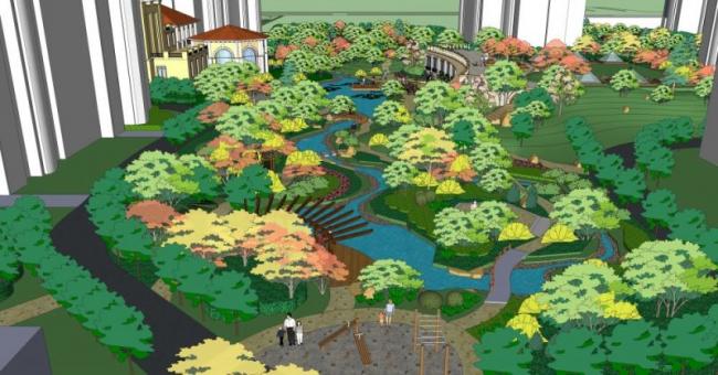 SketchUp Landscape Models: Community, Residential, and Modern Designs