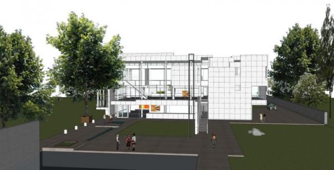 SketchUp Landscape Design: Modern Villa and Courtyard Models