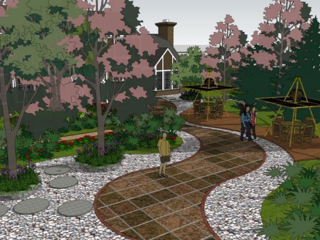 SketchUp Landscape Designs: Villa, Courtyard, and Modern Styles