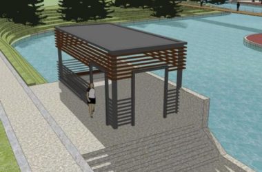 Modern Waterfront Landscape Design in SketchUp-BIM WORLD