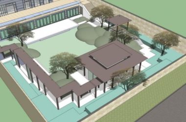 Modern Courtyard Landscape Design in SketchUp-BIM WORLD