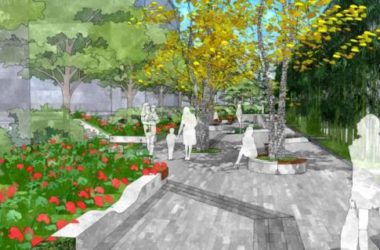 Modern Riverside Landscape Design in SketchUp-BIM WORLD
