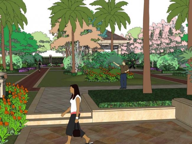 Modern Residential Landscape Design with SketchUp Model