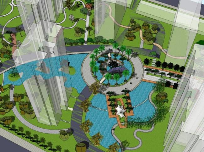 SketchUp Landscape Designs: Community, Residential, and Modern Styles