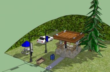 SketchUp Landscape Models: Garden, Pavilion, and Modern Designs-BIM WORLD