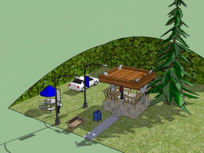 SketchUp Landscape Models: Garden, Pavilion, and Modern Designs