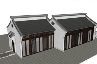 SketchUp Business Model for Chinese-Style Restaurants-BIM WORLD