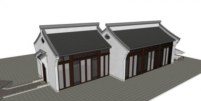 SketchUp Business Model for Chinese-Style Restaurants