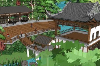 SketchUp Business Model: Exploring the Chinese-Style Clubhouse Approach-BIM WORLD