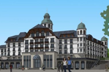Classical Multi-Story Hotel Model in SketchUp-BIM WORLD
