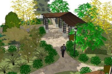 European-Style Pavilion Landscape Model in SketchUp-BIM WORLD