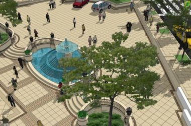 SketchUp Landscape Model: Commercial and Classical Design Styles-BIM WORLD