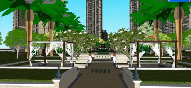 SketchUp Landscape Models: Community, Residential, and Classical Designs