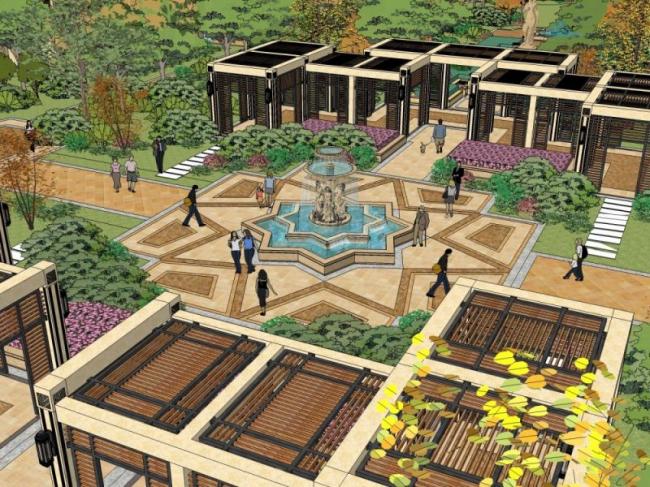 SketchUp Landscape Designs: Community, Residential, and Classical Styles