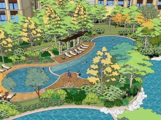 SketchUp Landscape Models: Community, Residential, and Classic Designs