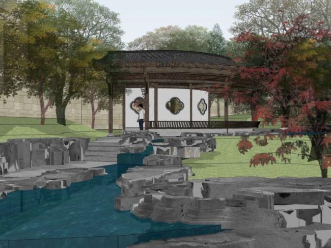 SketchUp Landscape Design: Traditional Chinese Courtyard Style